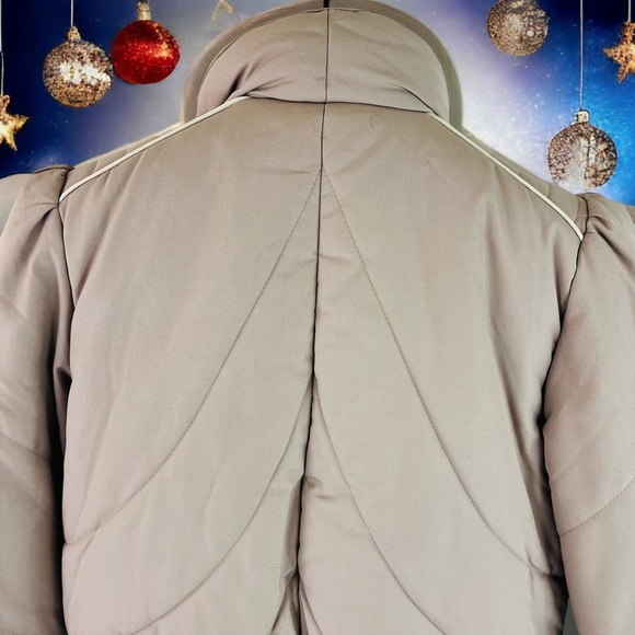 Vintage Winter Puff Shoulder Jacket by Casual Club Large - Picture 2 of 9